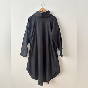 COS Charcoal High-Neck Shirt